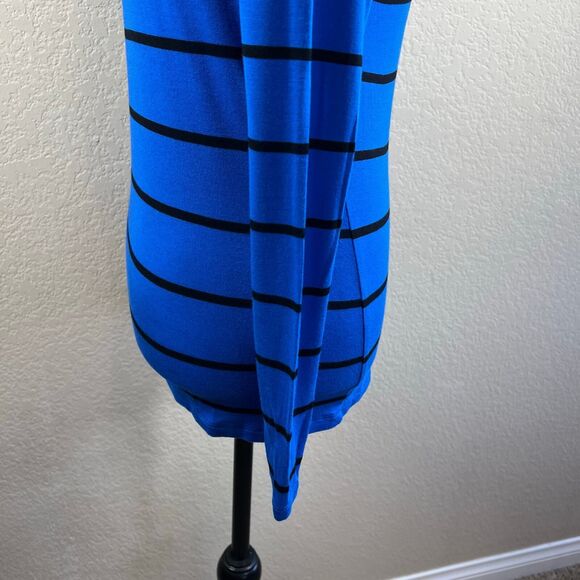 Michael Kors blue striped long sleeve top size S dark academia baddie preppy - Picture 12 of 14